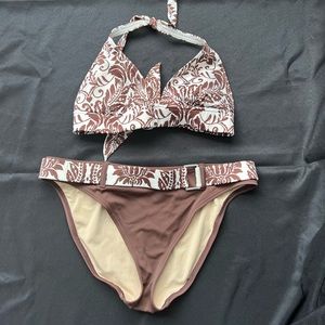 Victoria’s Secret Brown/White Bikini